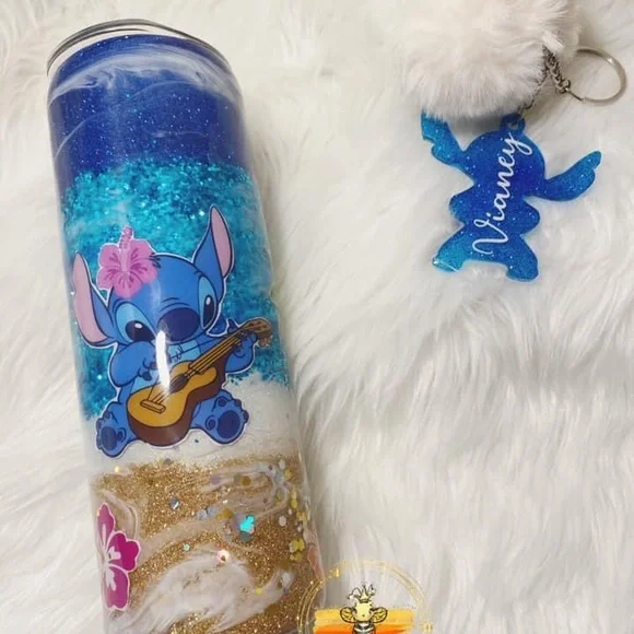 Personalized lilo & Stitch 30oz Custom tumbler - Picture 5 of 14